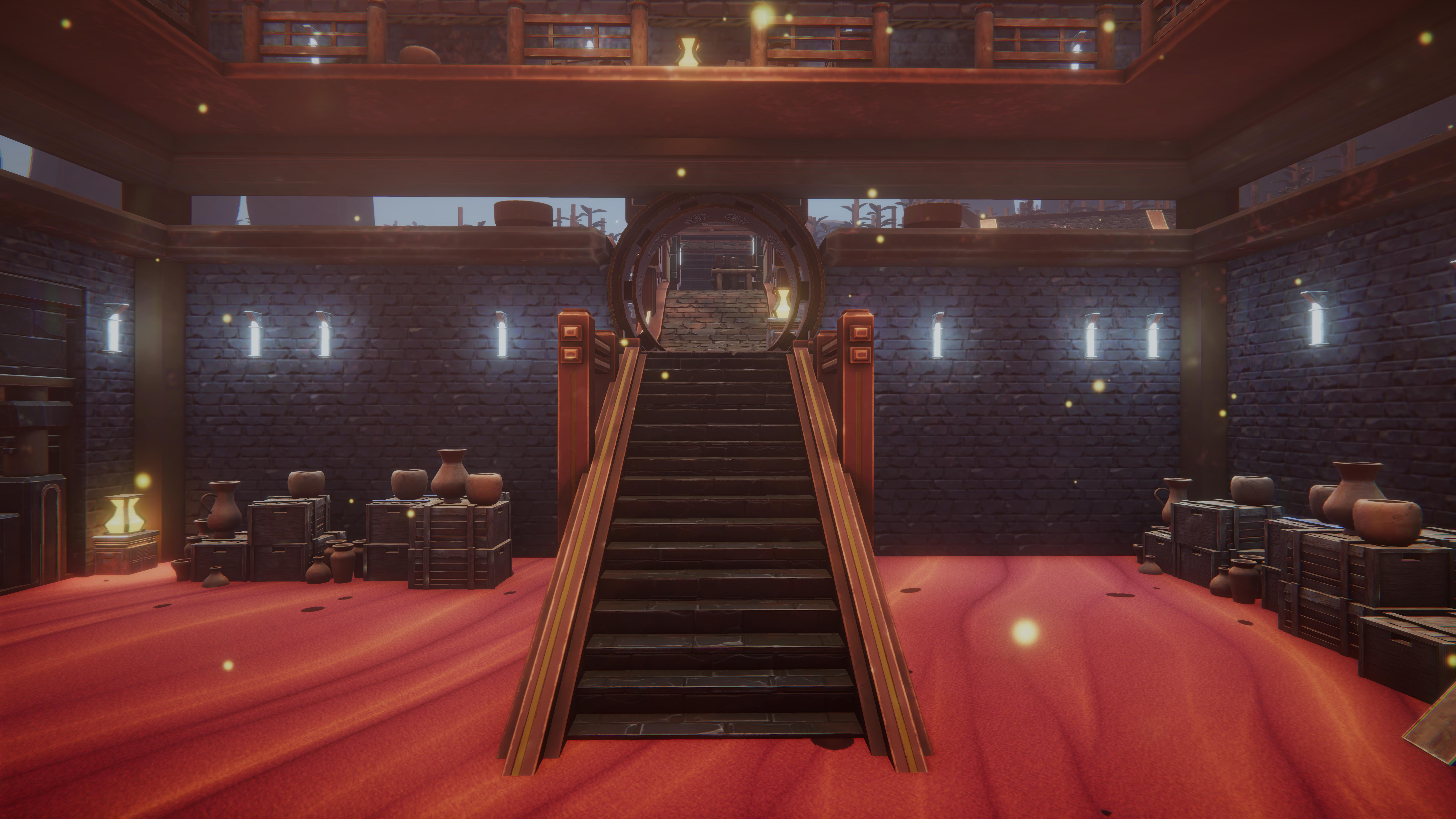 B Site stairs and Bridge
